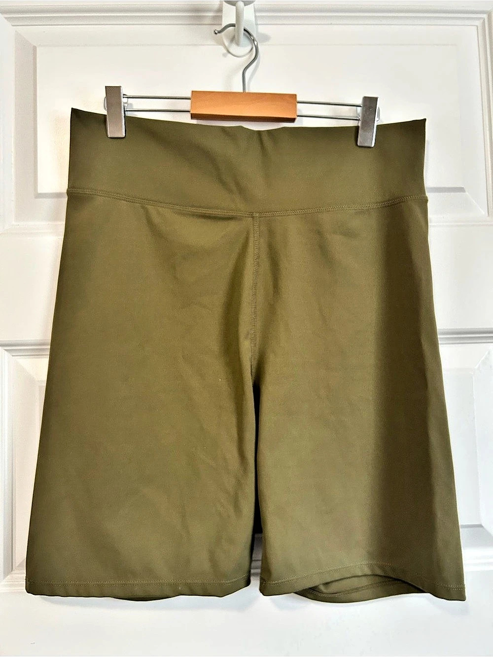 Madewell MWL Athletic Biker Shorts Green Large Like New